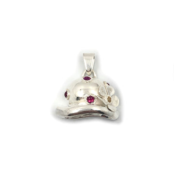 Pendentif chapeau fleuri