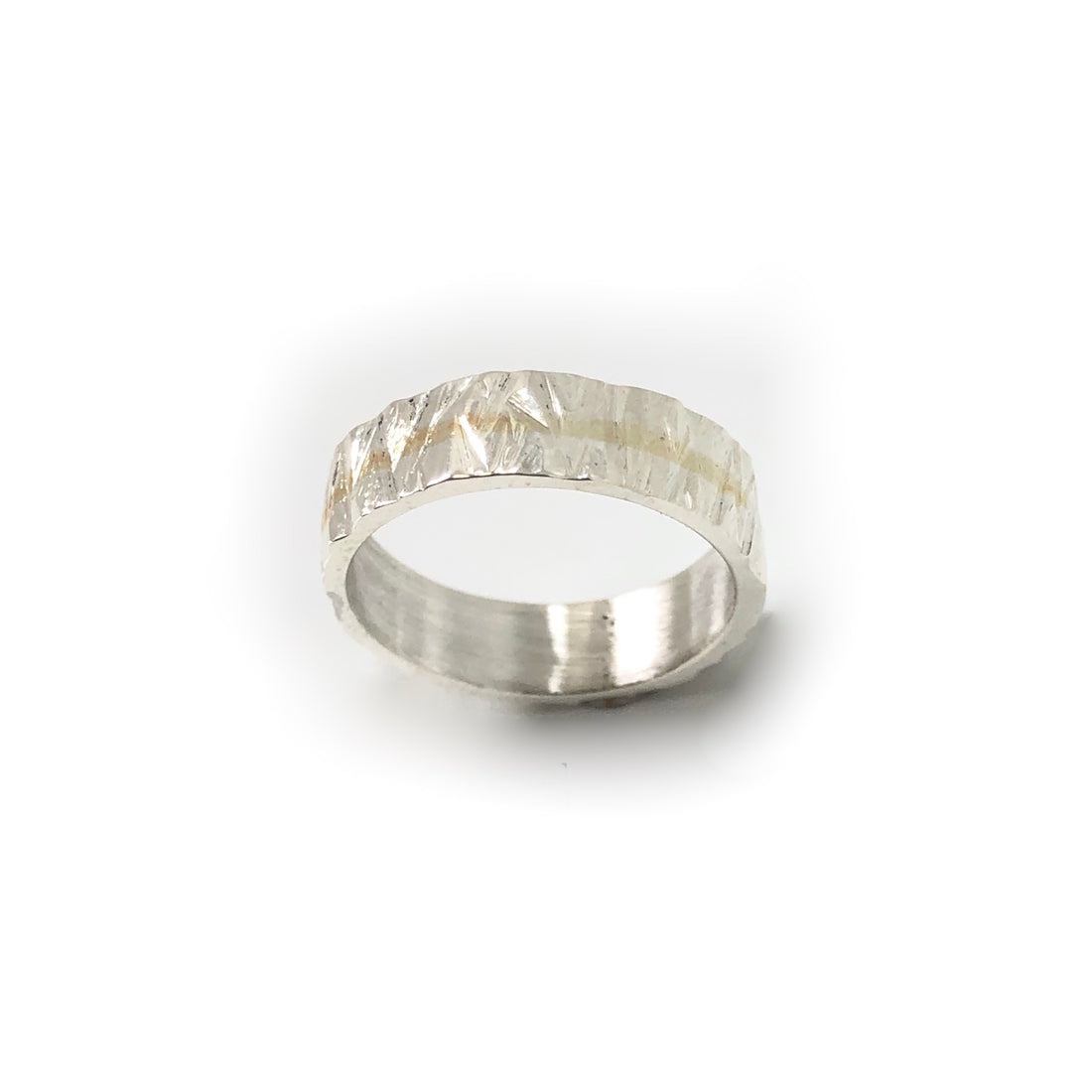 Bague rocheuse bicolore