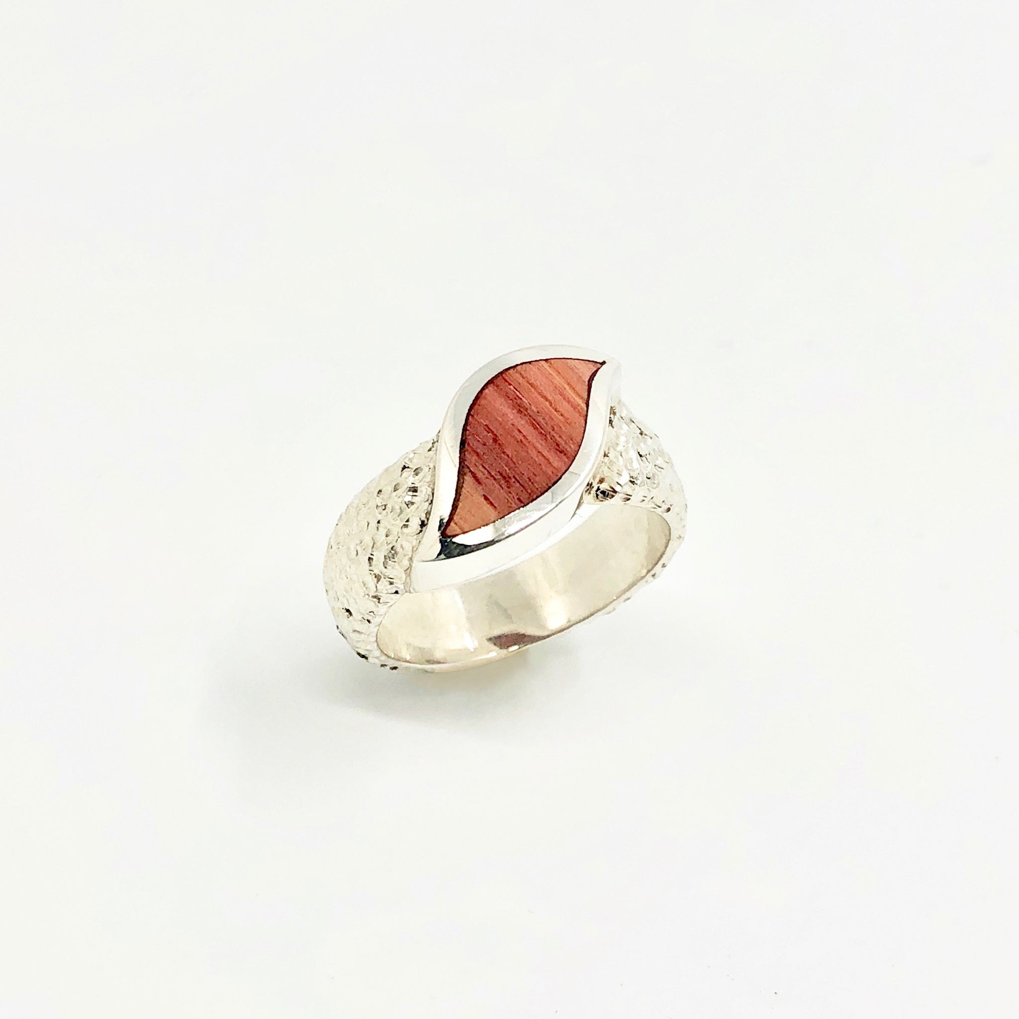 Bague  bois de rose