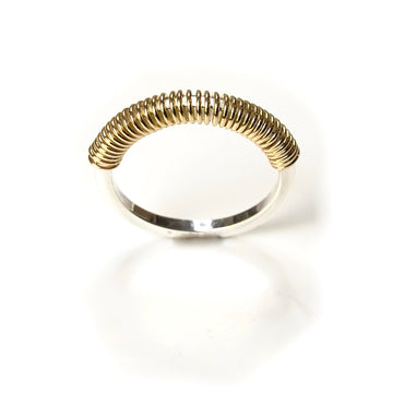 Bague cannetille bicolore