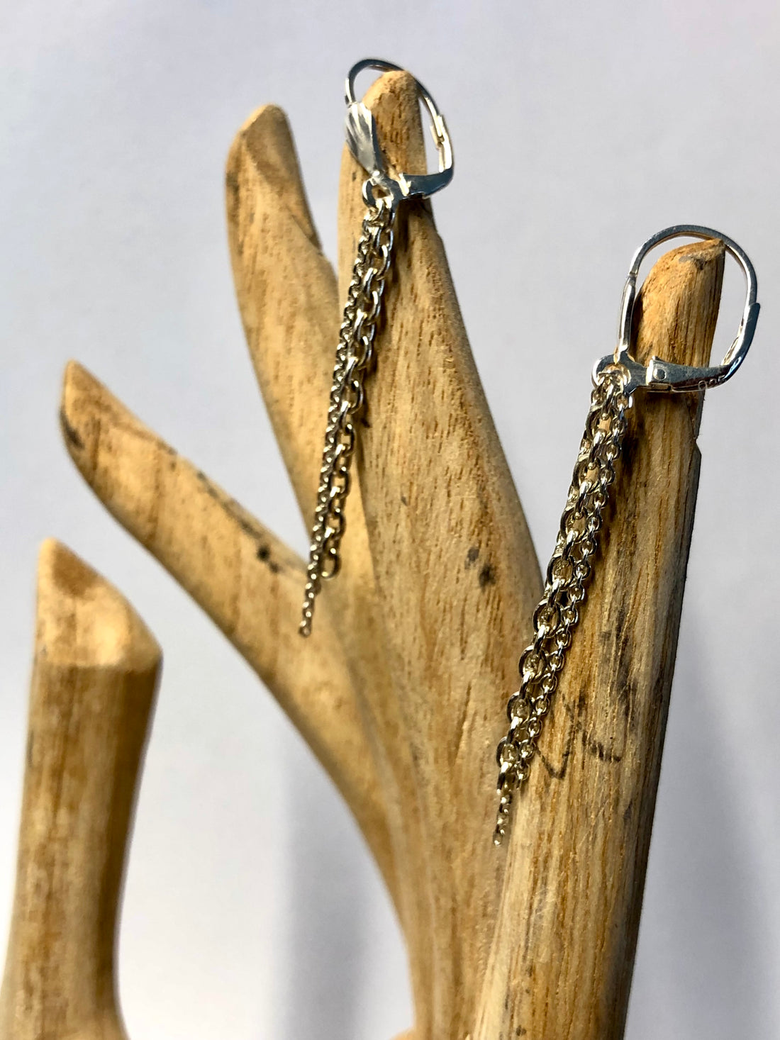 Boucles d'oreilles chaines pendantes