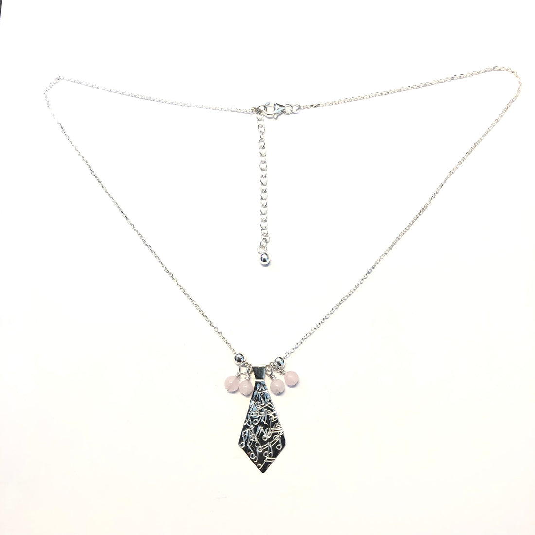 Collier "cravate en musique"