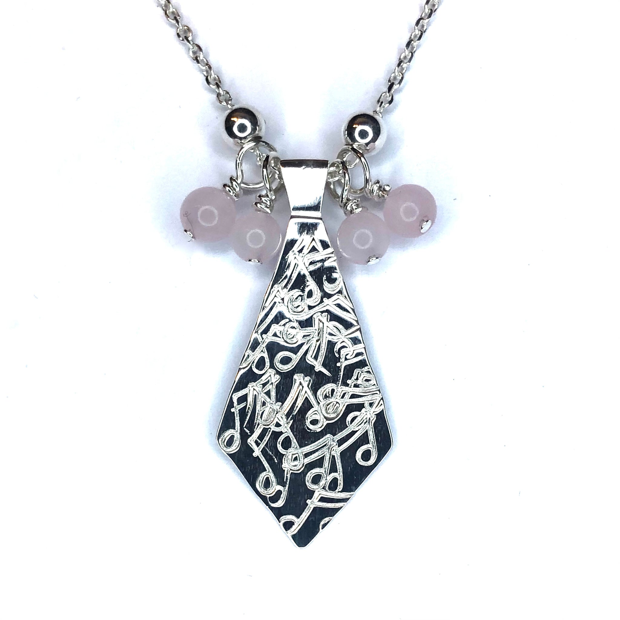 Collier "cravate en musique"