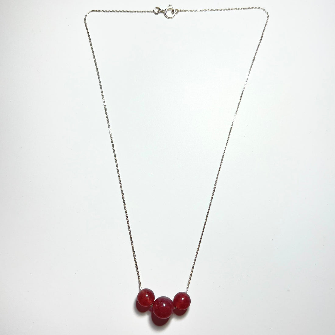 Collier quatrz fraise