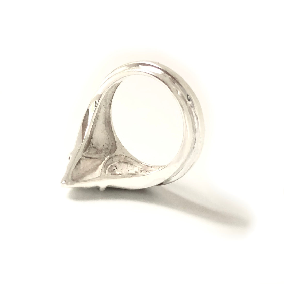 Bague masque argent (rouge)