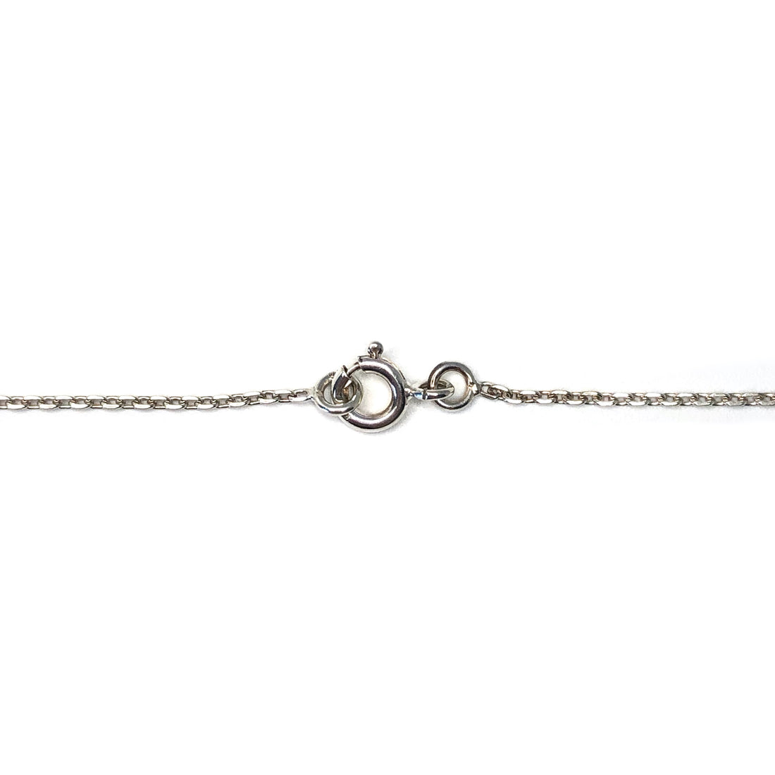 Chaine argent forçat limée 45cm.