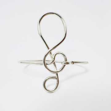 Bracelet rigide clé de sol