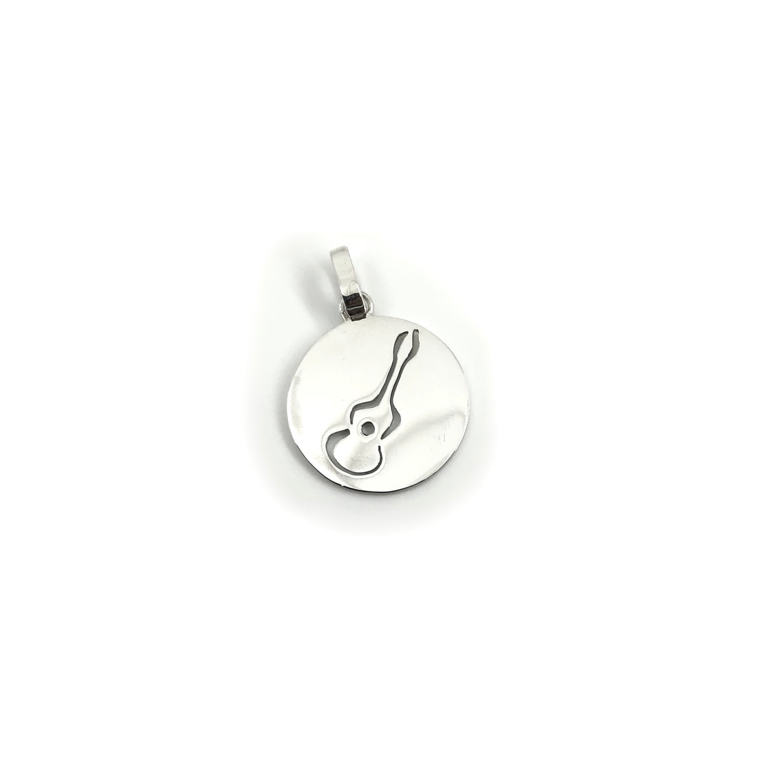 Médaille guitare en argent 925