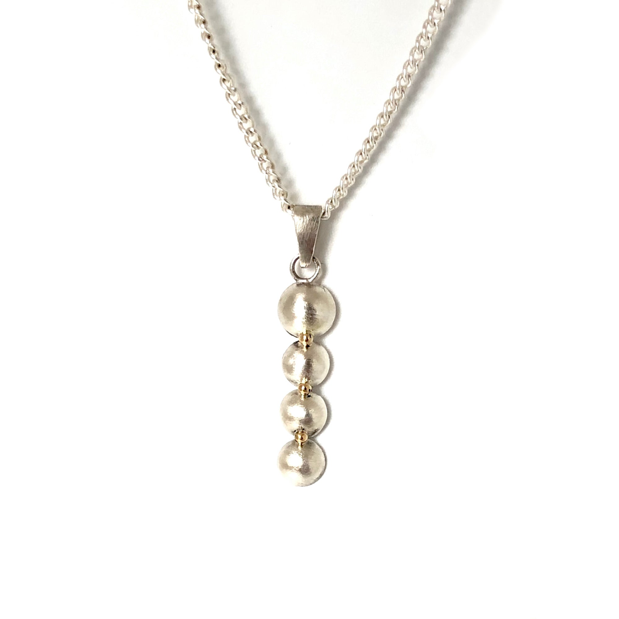 Pendentif coque bicolore