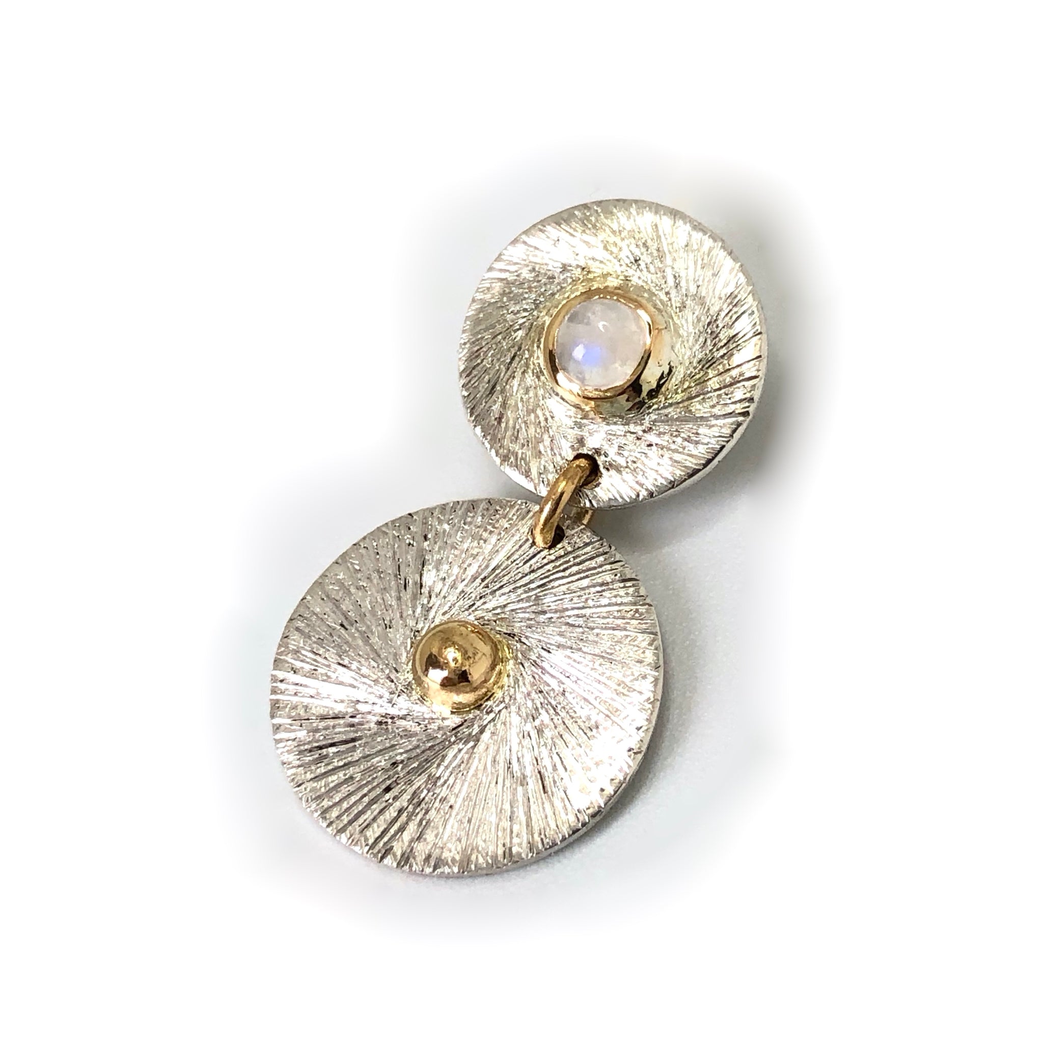 Pendentif "T-toon" en argent  et or jaune