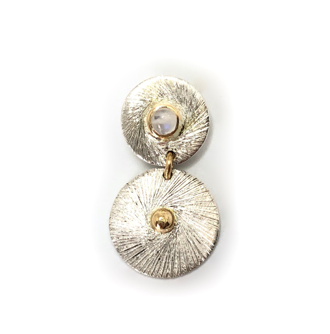 Pendentif "T-toon" en argent  et or jaune