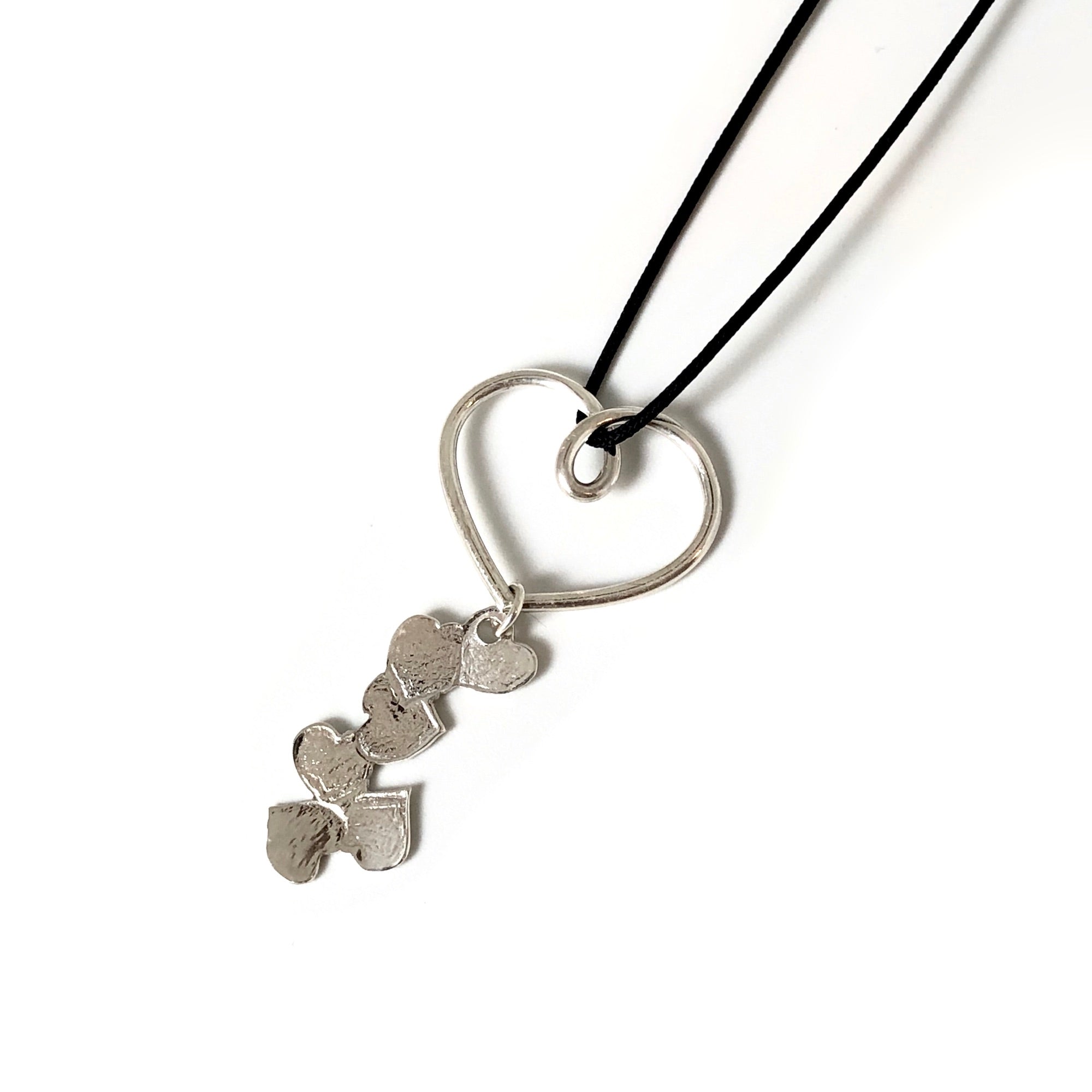 Pendentif Cœur En Serpentine - Pierre Verte Pour Méditation Et énergie