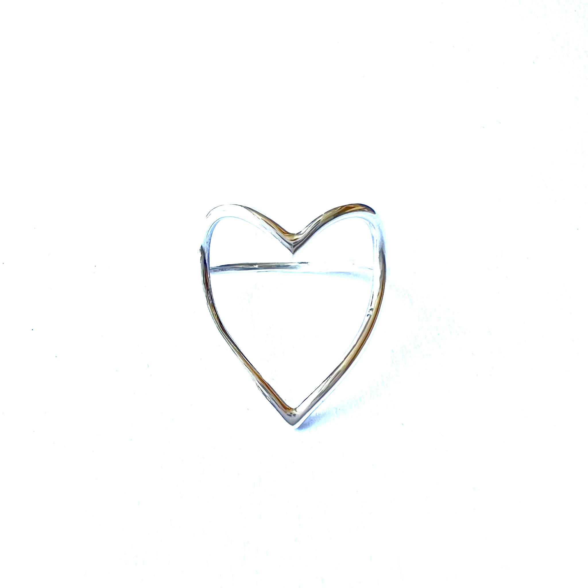 Bague coeur minimaliste