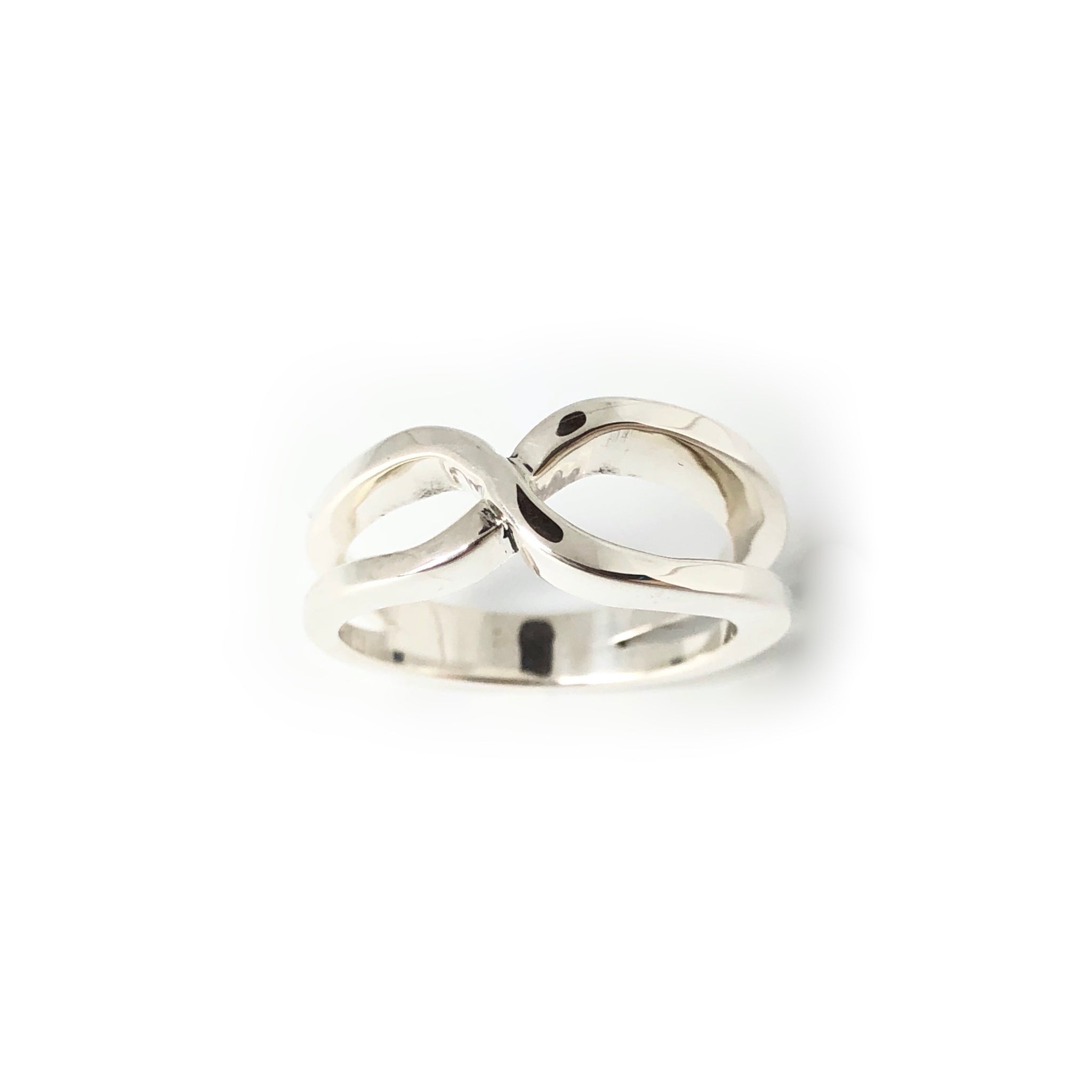 Bague rubans croisés