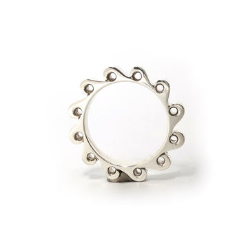 Bague vague en argent