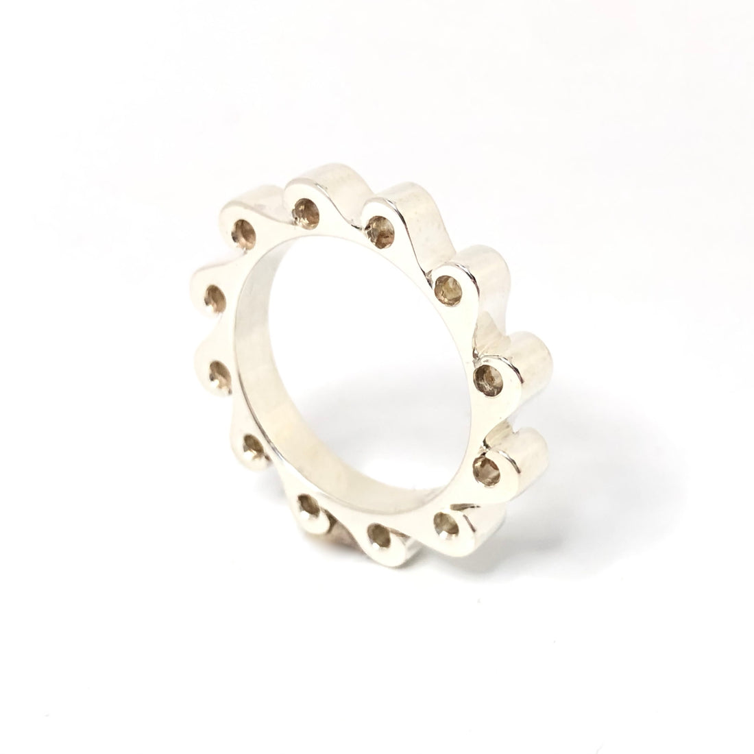 Bague vague en argent