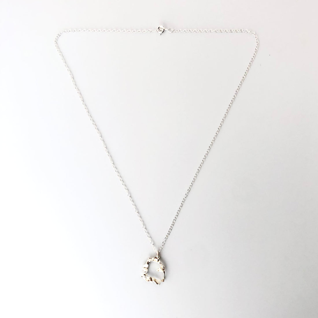 Collier pendentif coeur zéro déchet
